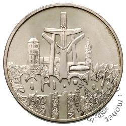 100 000 złotych - SOLIDARNOŚĆ, średnica 39 mm