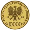 10 000 złotych - Jan Paweł II - X lat pontyfikatu
