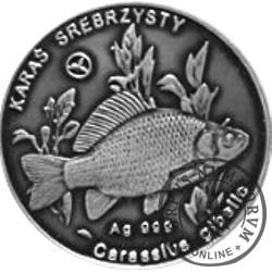 100 złotych rybek (Ag oksydowane) - XVIII emisja / KARAŚ SREBRZYSTY