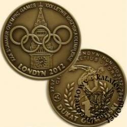 1 dukat olimpijski (Mennica Kresowa - mosiądz patynowany)
