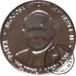 20 Diecezji - Błogosławiony Jan Paweł II - Karol Wojtyła 1920-2005 (żeton niklowany, stempel odwrócony)