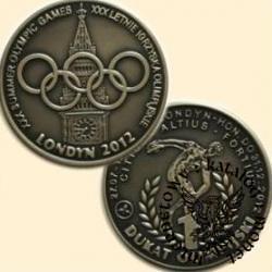 1 dukat olimpijski (Mennica Kresowa - alpaka oksydowana)