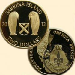 TWO DOLLARS / SABRINA ISLAND (mosiądz)