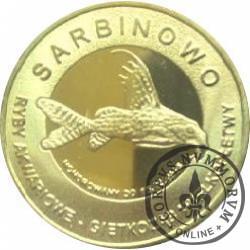 10 złotych rybek - Pomorze Zachodnie / Sarbinowo ~ Giętkoząb wielkopłetwy (IX emisja - mosiądz)