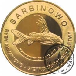 10 złotych rybek - Pomorze Zachodnie / Sarbinowo ~ Giętkoząb wielkopłetwy (IX emisja - mosiądz patynowany)