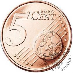 5 euro centów - Benedykt XVI