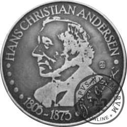 20 andersenów / Hans Christian Andersen (mosiądz srebrzony oksydowany)