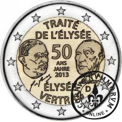 2 euro (A) - 50-ta rocznica podpisania Traktatu Elizejskiego