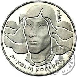 100 złotych - Mikołaj Kopernik - włosy nie dotykają obrzeża, Ag