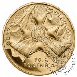 2 złote - 90.rocznica odzyskania niepodległości