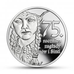 10 złotych - 75. rocznica zagłady Romów i Sinti