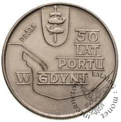 10 złotych - port w Gdyni - kontur gładki