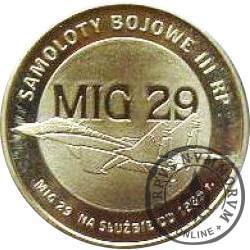 2 polskie skrzydła / MIG 29 (mosiądz)