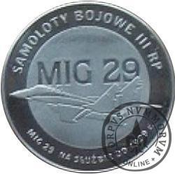 2 polskie skrzydła / MIG 29 (stal szlachetna)