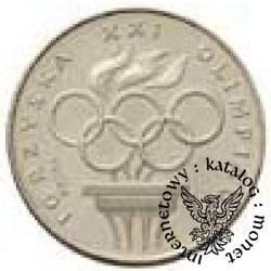 200 złotych - znicz i koła olimpijskie (bez monogramu)