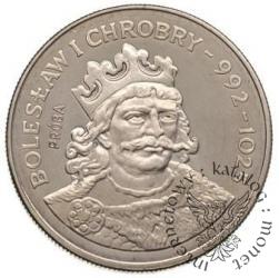 50 złotych - Chrobry napis górą