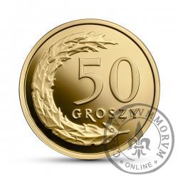 50 groszy - złoto