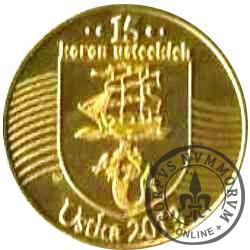 15 koron usteckich (III emisja - mosiądz pozłacany)