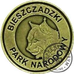 Bieszczadzki Park Narodowy / Bieszczady - Ryś - Ustrzyki Górne (mosiądz)