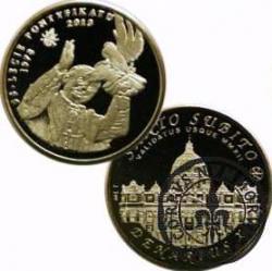 10 denarów - DENARIUS X (alpaka) / Bazylika Św. Piotra na Watykanie / Jan Paweł II - jubileusz 35-lecia pontyfikatu (1978-2013)