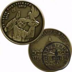10 denarów - DENARIUS X (alpaka oksydowana) / Bazylika Św. Piotra na Watykanie / Jan Paweł II - jubileusz 35-lecia pontyfikatu (1978-2013)