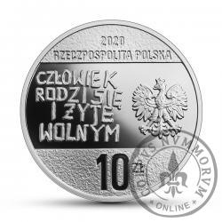  10 złotych - 40. rocznica powstania NSZZ 
