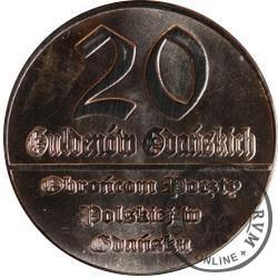 20 guldenów gdańskich (Au - próba)