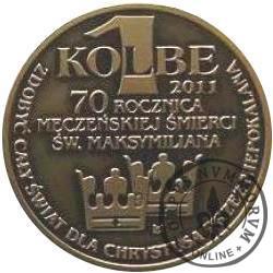 1 kolbe - ROK KOLBIAŃSKI (mosiądz oksydowany)