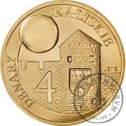 4 denary kaliskie (mosiądz)