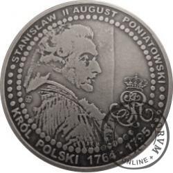 1 cuprum / Mennica Warszawska 1766 (MEDAL OKOLICZNOŚCIOWY) - miedź srebrzona oksydowana