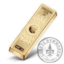 500 zł - Niezależny Bank Centralny - Rezerwy złota NBP