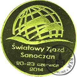 1 talar sanocki - ŚWIATOWY ZJAZD SANOCZAN 20-23 CZERWCA 2014 (XI emisja - śr. 38 mm)