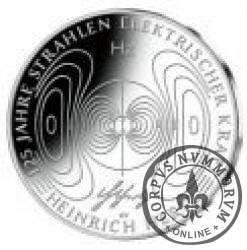 10 euro -  125 lecie odkrycia promieni energii elektrycznej - Heinrich Hertz