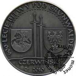 40 kwartników czerwińskich - 600 LECIE BITWY POD GRUNWALDEM (brąz srebrzony oksydowany)