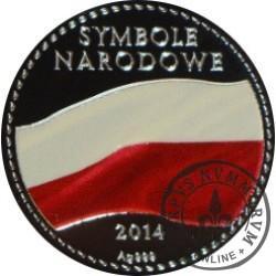 SYMBOLE NARODOWE POLSKI - HISTORIA GODŁA POLSKIEGO / Orzeł Rzeczpospolitej Polskiej (Ag - II emisja)