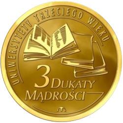 3 dukaty mądrości (mosiądz pozłacany)