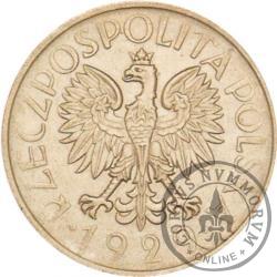 1 złoty - ornament, nikiel, bez zn. men.