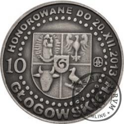 10 głogowskich / RATUSZ MIEJSKI - GŁOGÓW (VIII emisja - mosiądz srebrzony oksydowany)