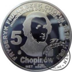 5 chopinów / Fryderyk Chopin (aluminium)