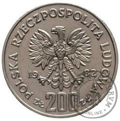 200 złotych - XII Mistrzostwa Świata w Piłce Nożnej Espana 82 - bramkarz w lewo