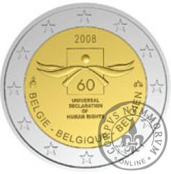 2 euro - 60 rocznica Powszechnej Deklaracji Praw Człowieka