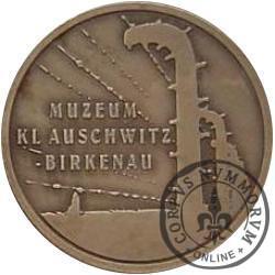 Miasto Oświęcim / Muzeum KL Auschwitz-Birkenau (mosiądz patynowany)