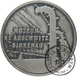 Miasto Oświęcim / Muzeum KL Auschwitz-Birkenau (mosiądz posrebrzany oksydowany)