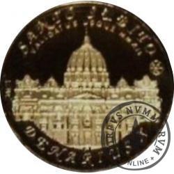 10 denarów - DENARIUS X (mosiądz patynowany) / Bazylika Św. Piotra na Watykanie / Jan Paweł II - BEATYFIKACJA