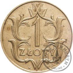 1 złoty - ornament, nikiel 24 mm