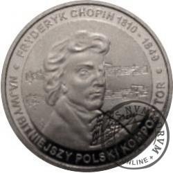 20 chopinów / Fryderyk Chopin (aluminium)
