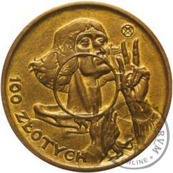 100 złotych - Mikołaj Kopernik - mała brąz
