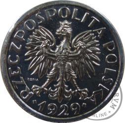 1 złoty - wieniec - kopia monety próbnej z 1929