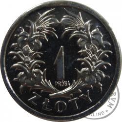 1 złoty - wieniec - kopia monety próbnej z 1929