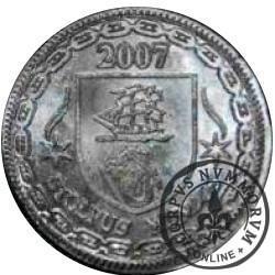 1 denar ustecki 2007 (Sn - nowy herb)